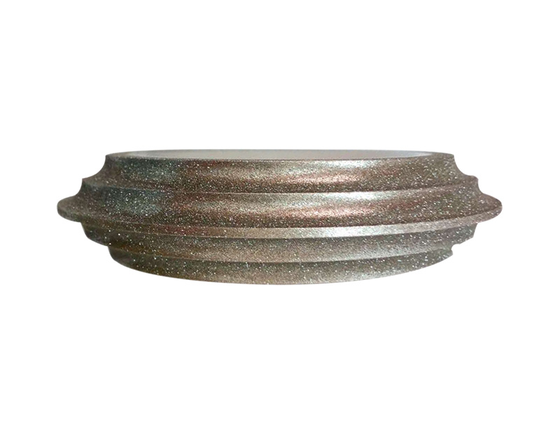 Tool forming electroplated grinding wheel